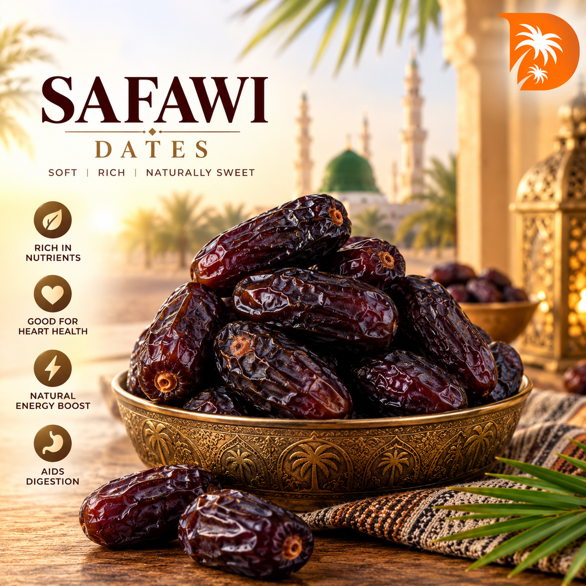 Safawi Dates - Imported & Original 1kg