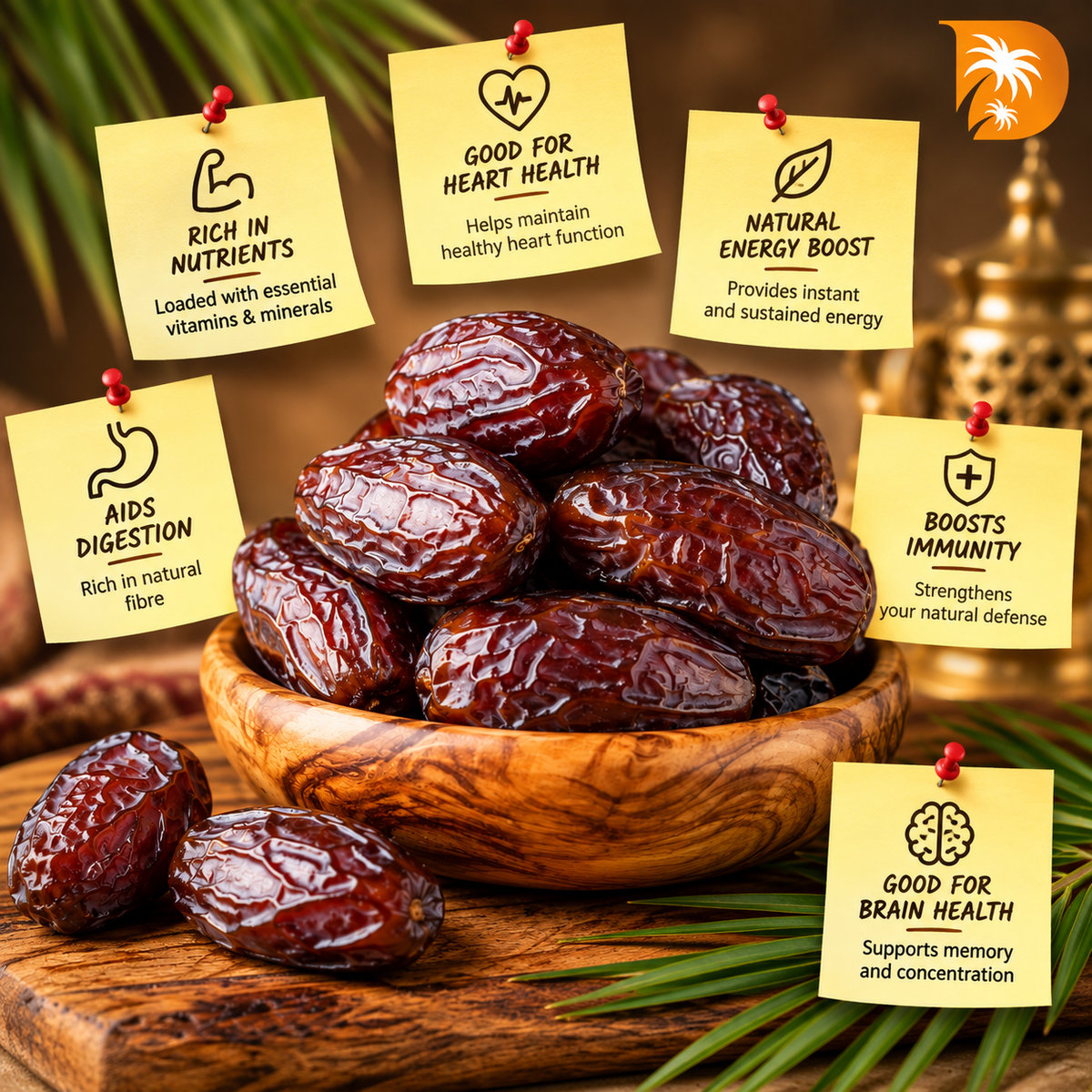 Medjool Dates - Imported & 100% Organic 1kg