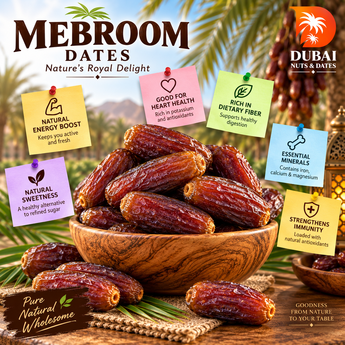 Imported Mabroom Dates - Saudi Arabia 1 kg