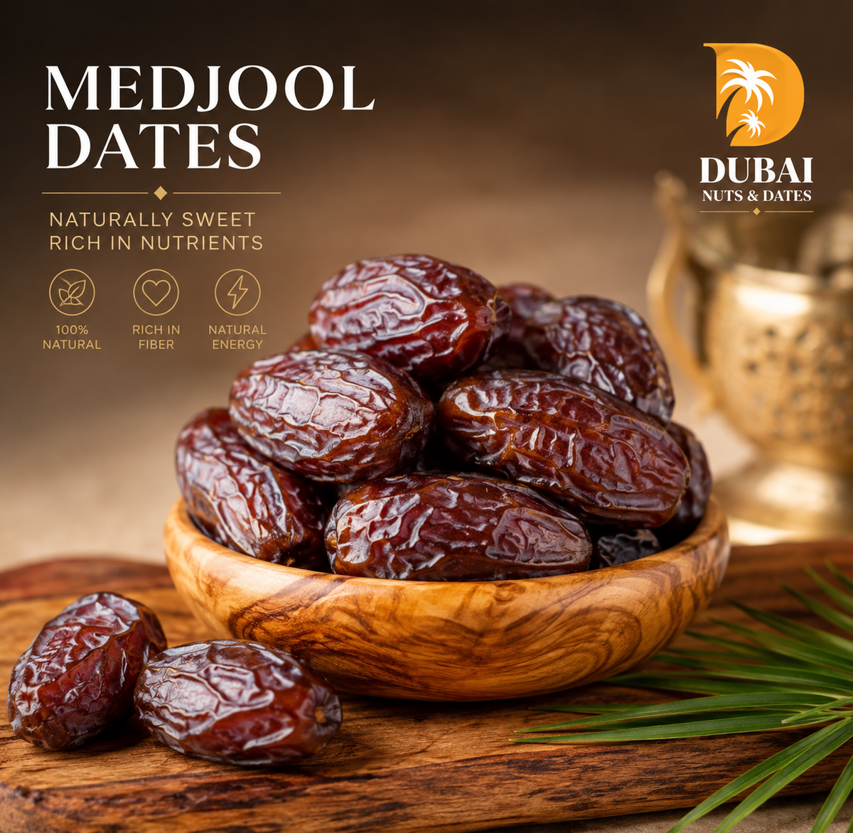 Medjool Dates - Imported & 100% Organic 1kg