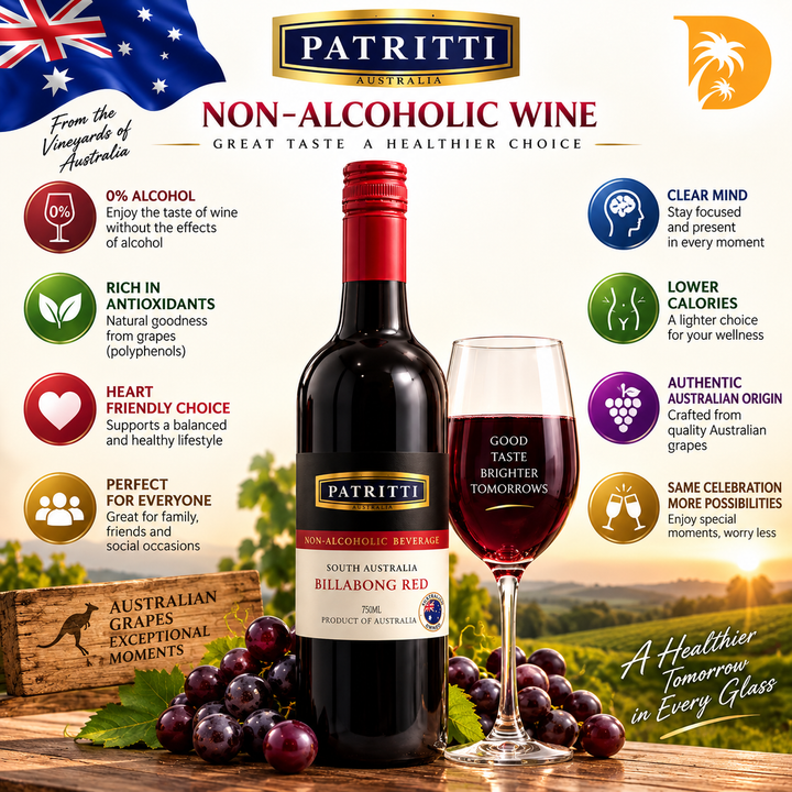 Australia Patritti Non Alcoholic Wine