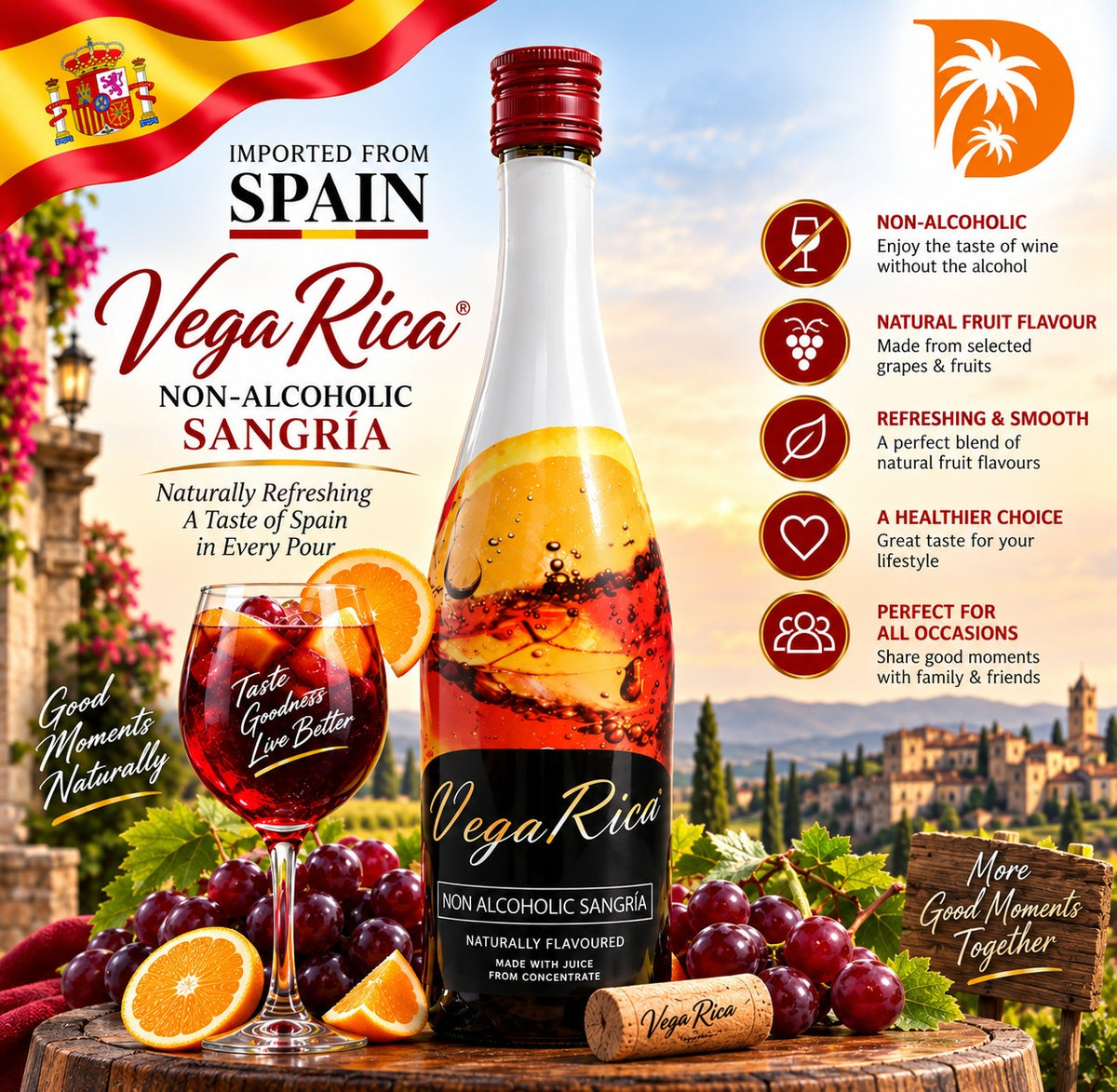 Vega Rica Non-Alcoholic Juice from Concentrate