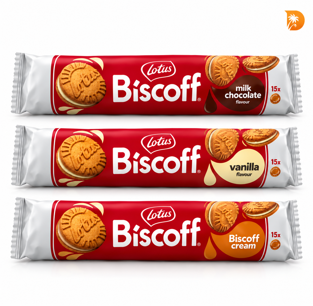 Lotus Biscoff Biscuits with Cream - Belgium