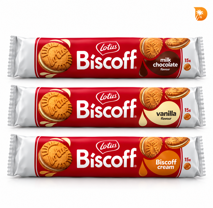 Lotus Biscoff Biscuits with Cream - Belgium