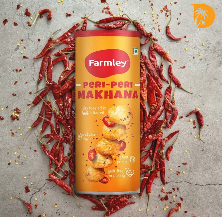 Peri Peri Fried Makhana - Farmley