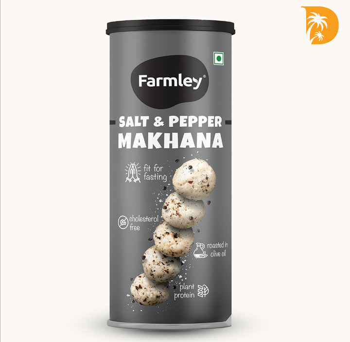 Salt & Pepper Fried Makhana - Farmley