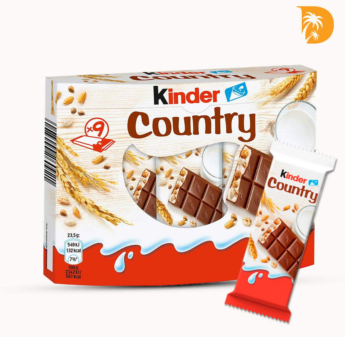New Kinder Chocolate Bar - Rich in Milk