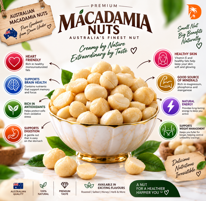 Macadamia Nuts - Australian Quality 1kg