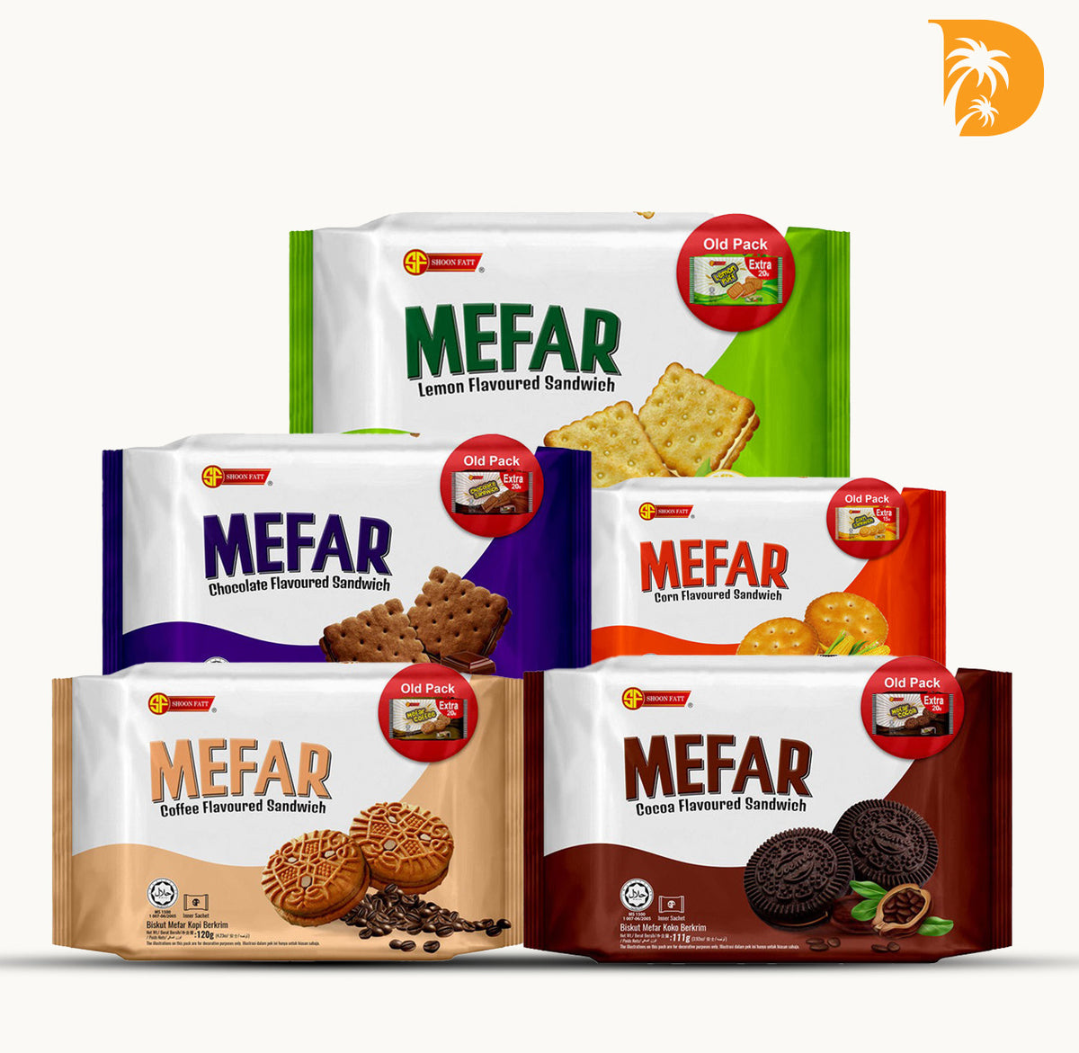 Imported Shoon Fatt Mefar Sandwiches