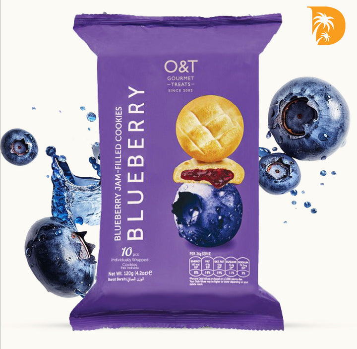 O&T Blueberry Jam Filled Cookies