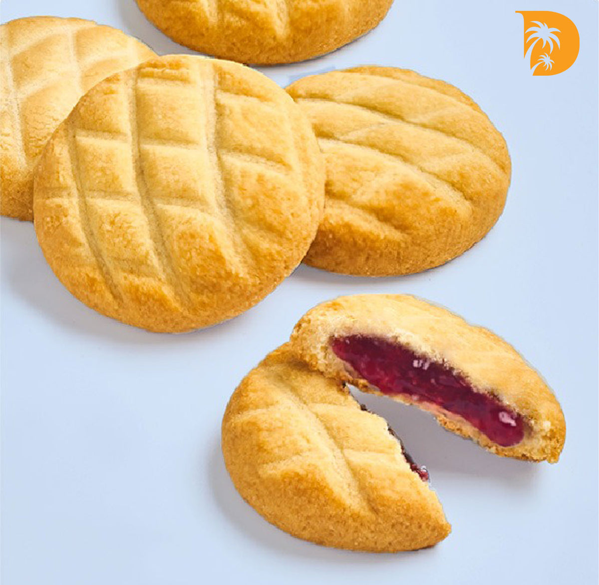 O&T Blueberry Jam Filled Cookies