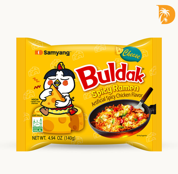 Bulduk Cheese Spicy Ramen Noodles - South Korea