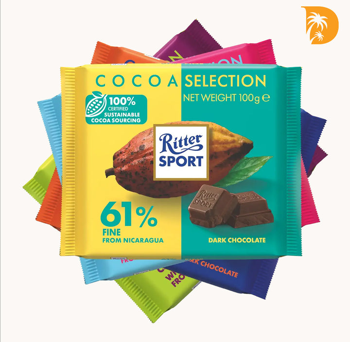 Imported Ritter Sport Cocoa Selection