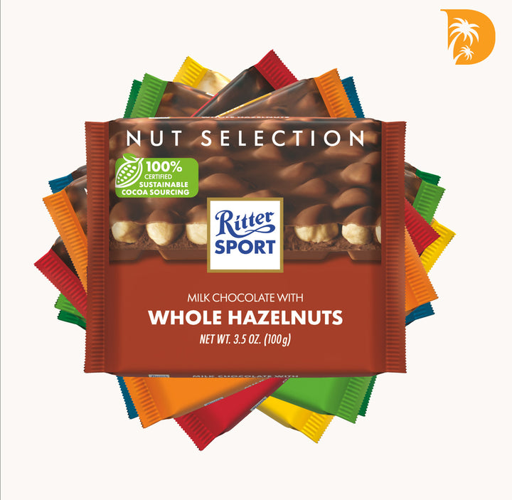 Imported Ritter Sport Hazelnuts Chocolate