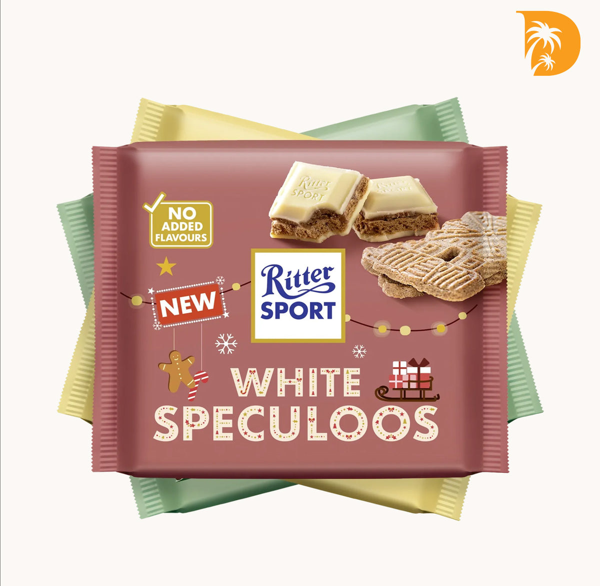 Imported Ritter Sport White Speculoos Chocolate