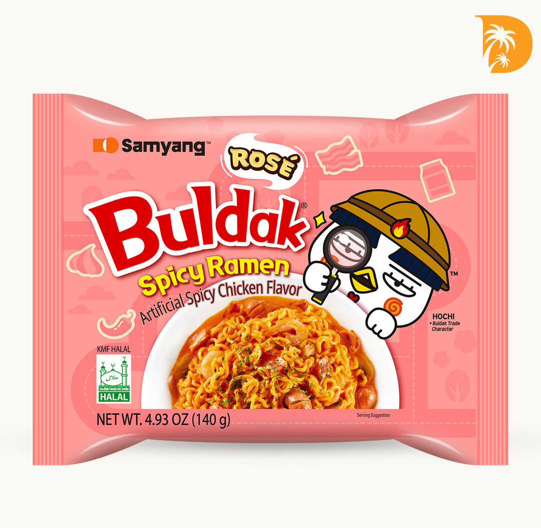 Rose Bulduk Spicy Ramen Noodles - South Korea