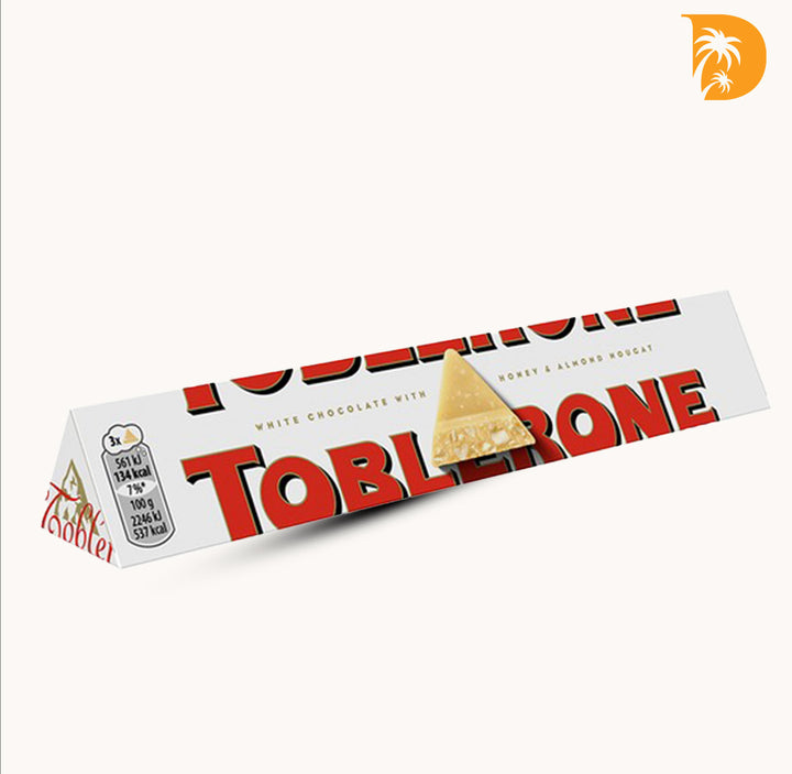 Imported White Chocolate Nougat - Toblerone