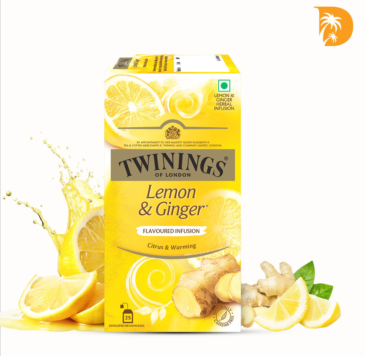 London Twinings Lemon Ginger Tea Bags